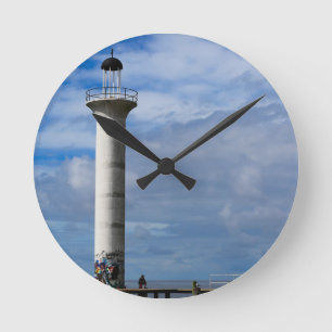 Vuurtorenwandklok Ronde Klok