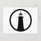 vuurtorsymbool briefkaart (Voorkant)