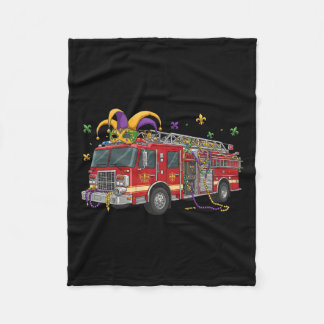 Vuurtruck Alligator Krokodil Mardi Gras Boys Manne Fleece Deken