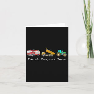 Vuurtruck Dumptruck Tractor Subtle Anti Trump 1 Kaart