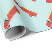 Vuurtruckpatroon: omslagpapier cadeaupapier (Rol Hoek)