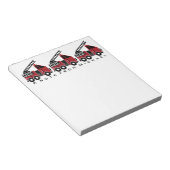 Vuurtrucks aangepast notitieblok (Schuin)
