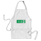 Vuuruitreisteken Standaard Schort (Voorkant)