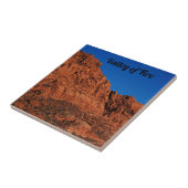 Vuurvallei  tegeltje (Zijkant)