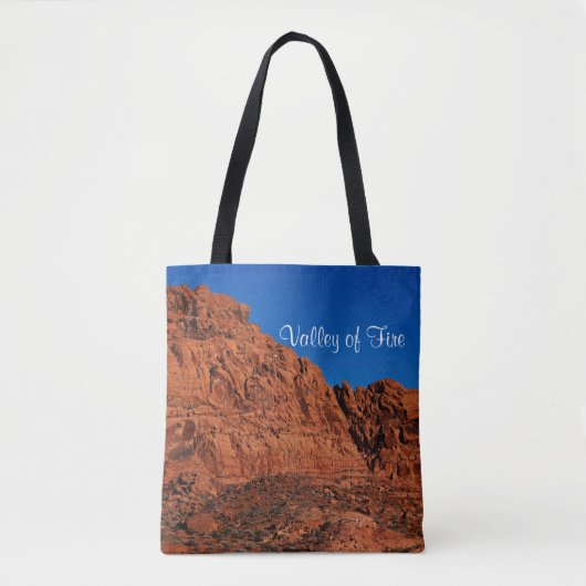 Vuurvallei Tote Bag (Voorkant)