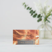 Vuurvast staal visitekaartje (Staand voorkant)