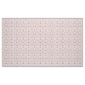 Vuurvaste Rode Witte Abstracte Gouache Kunst Stof (Fat Quarter)