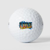 Vuurvechters Kick Ash! Golfballen (Voorkant)