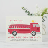 Vuurvechtpartij uitnodigt kaart (Staand voorkant)