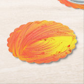 vuurveld kartonnen onderzetters (Gekanteld)