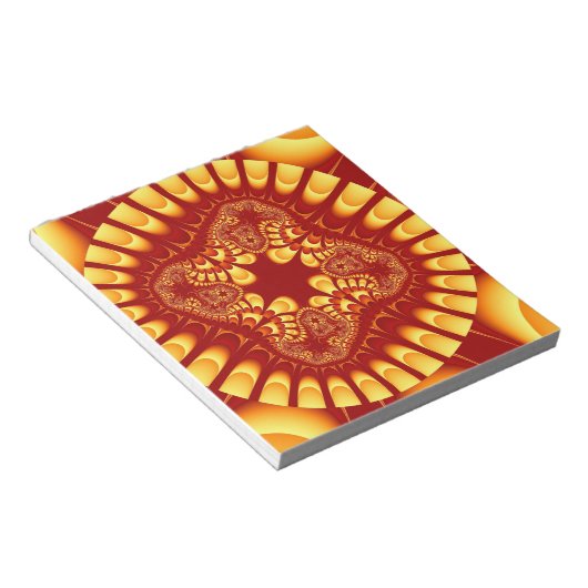 Vuurventilatorblok Notitieblok (Schuin)