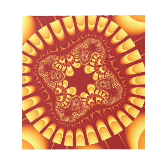 Vuurventilatorblok Notitieblok (Voorkant)