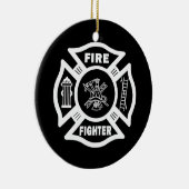 Vuurvesting Maltese Keramisch Ornament (Rechts)