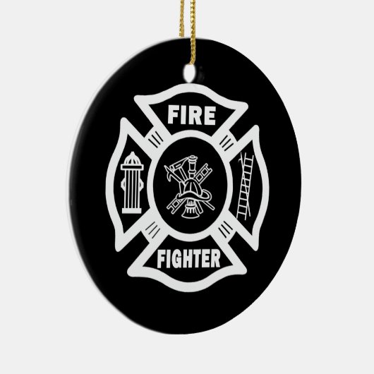 Vuurvesting Maltese Keramisch Ornament (Rechts)