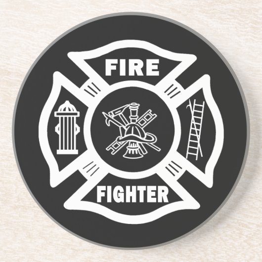 Vuurvesting Maltese Zandsteen Onderzetter (Voorkant)