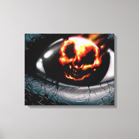 "Vuurvisioen" Canvas Afdruk (Voorkant)