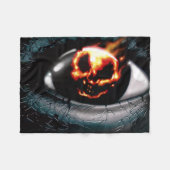 "Vuurvisioen" Fleece Deken (Voorkant (Horizontaal))