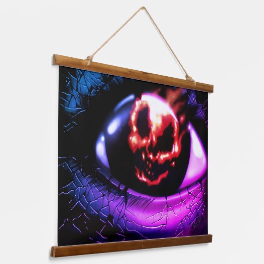 "Vuurvisioen" Hangend Wandkleed (Gebogen)