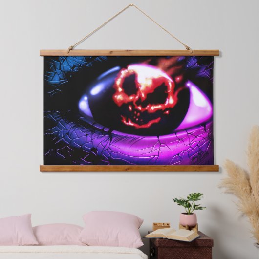 "Vuurvisioen" Hangend Wandkleed (Slaapkamer)