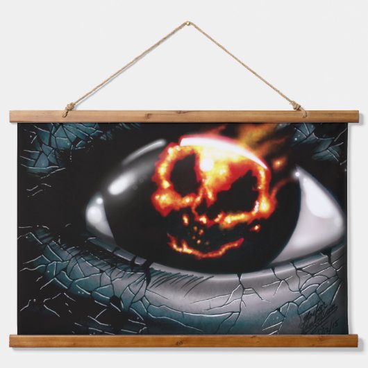 "Vuurvisioen" Hangend Wandkleed (Voorkant)
