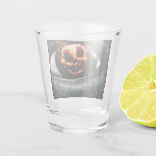 "Vuurvisioen" Shot Glas (Achterkant)