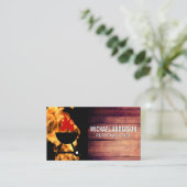 vuurvlam | Chef BBQ Logo | restaurant Visitekaartje (Staand voorkant)