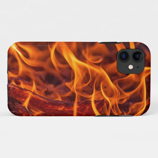 Vuurvlam macro Case-Mate iPhone case (Achterkant (horizontaal))