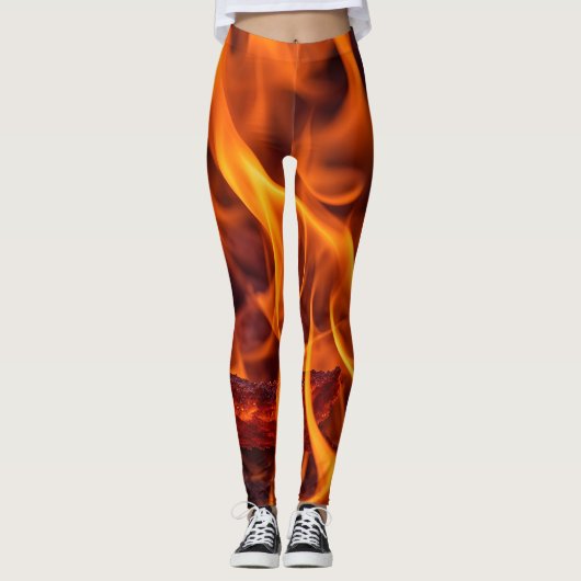 Vuurvlam macro leggings (Voorkant)