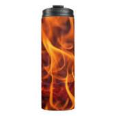 Vuurvlam macro thermosbeker (Voorkant)