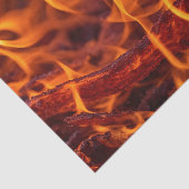 Vuurvlam macro tissuepapier (Detail)