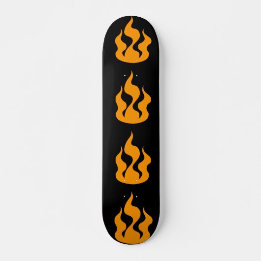 VUURVLAMES SKATEBOARDEN PERSOONLIJK SKATEBOARD (Voorkant)