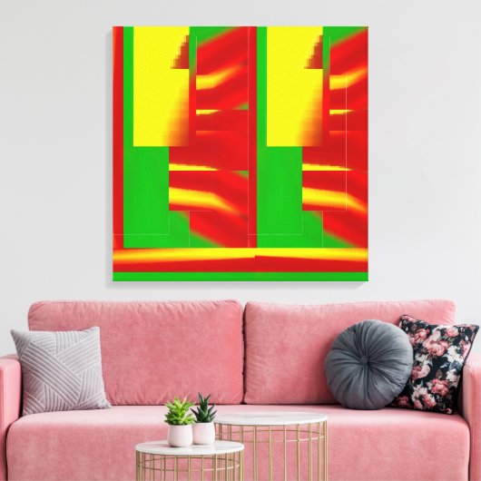 Vuurvlieg Canvas Afdruk (Insitu (Woonkamer))