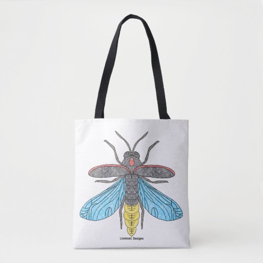 Vuurvlieg (enkele witte) - Tote Bag (Voorkant)