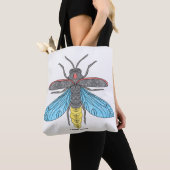 Vuurvlieg (enkele witte) - Tote Bag (Dichtbij)