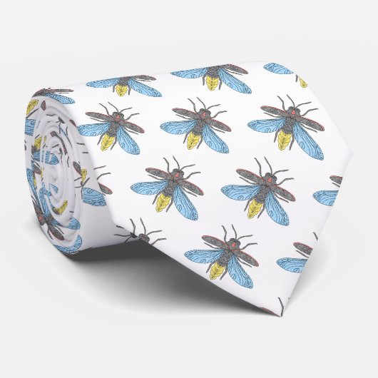 Vuurvlieg (wit) - Das (Opgerold)