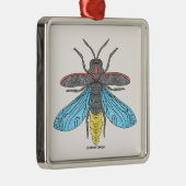 Vuurvlieg (wit) - Premium Ornament (Rechts)