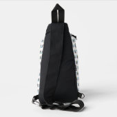 Vuurvlieg (wit) - Schoudertas Sling Bag (Achterkant)