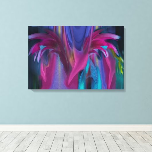 vuurvliegcanvas canvas afdruk (Insitu (Houten vloer))