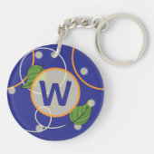 Vuurvliegen boven water acryl Sleutelhanger (Achterkant)