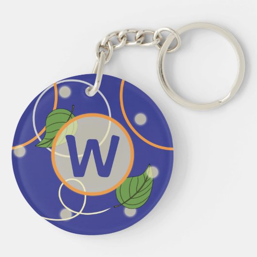 Vuurvliegen boven water acryl Sleutelhanger (Achterkant)