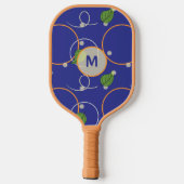 Vuurvliegen boven water pickleball paddle (Achterkant)