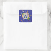 Vuurvliegen boven water Sticker (Tas)