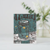 Vuurvliegen Briefkaart (Staand voorkant)