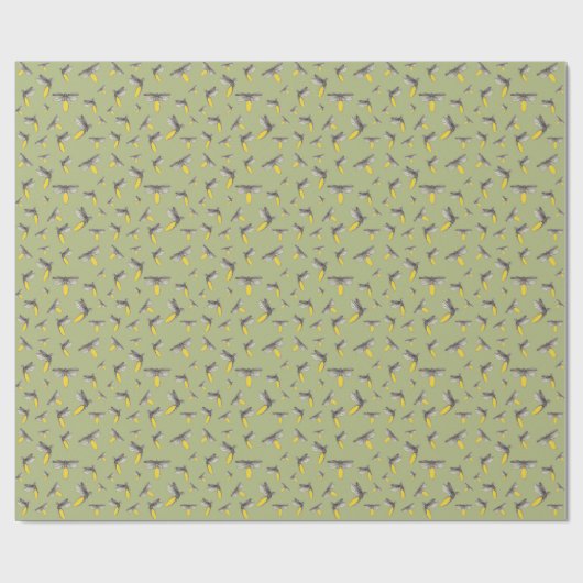 Vuurvliegen Cadeaupapier (Vlak)