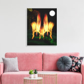 Vuurvliegen Canvas Afdruk (Insitu (Woonkamer))