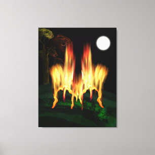 Vuurvliegen Canvas Afdruk