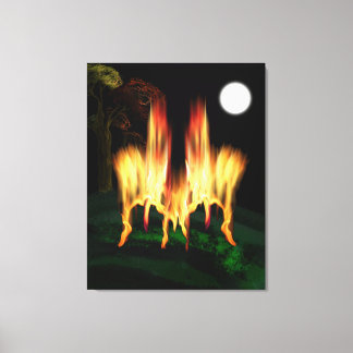 Vuurvliegen Canvas Afdruk