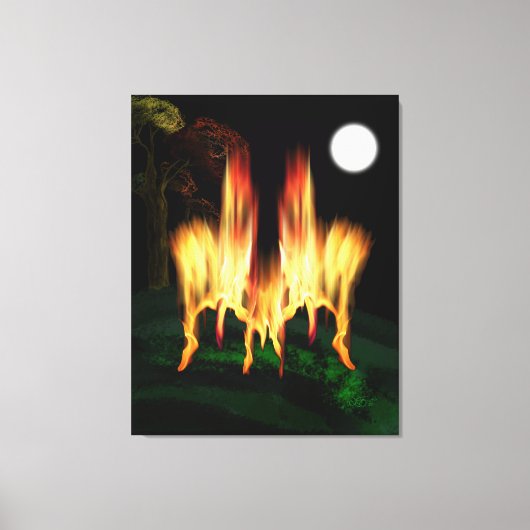 Vuurvliegen Canvas Afdruk (Voorkant)