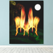 Vuurvliegen Canvas Afdruk (Insitu (Houten vloer))
