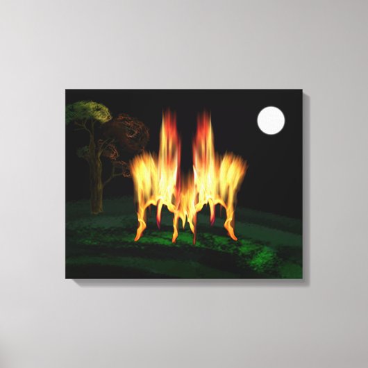 Vuurvliegen Canvas Afdruk (Voorkant)